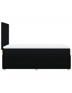 Giroletto a Molle con Materasso Nero 80x200 cm inTessuto 2