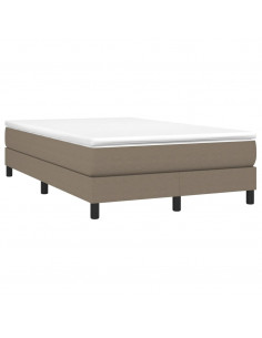 Giroletto a Molle con Materasso Tortora 120x190 cm in Tessuto 2