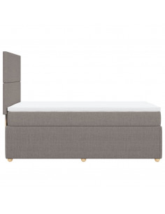 Giroletto a Molle con Materasso Tortora 90x190 cm in Tessuto 2