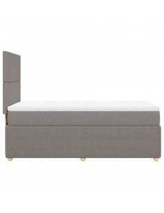 Giroletto a Molle con Materasso Tortora 90x200 cm inTessuto 2