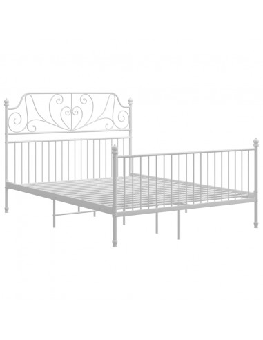 Giroletto Bianco in Metallo 160x200 cm