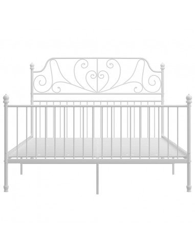 Giroletto Bianco in Metallo 160x200 cm