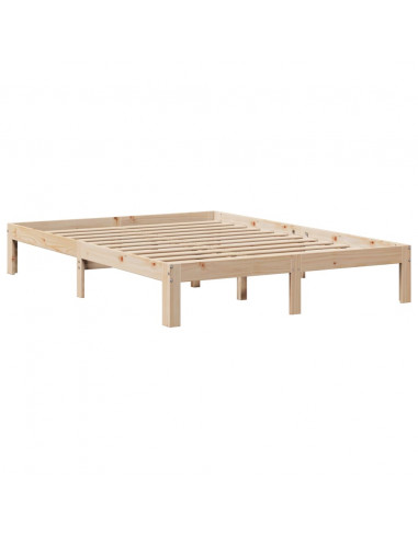 Giroletto con Cassetti 135x190 cm in Legno Massello di Pino