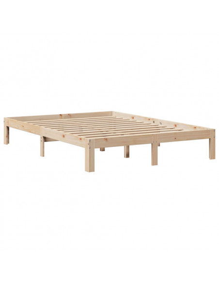 Giroletto con Cassetti 140x200 cm in Legno Massello di Pino