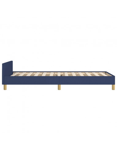 Giroletto senza Materasso Blu 80x200 cm in Tessuto