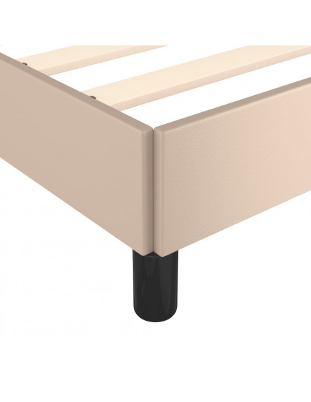 Giroletto con Testiera Cappuccino 140x190 cm in Similpelle