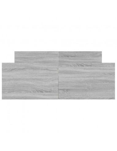 Giroletto con Testiera e Pediera Grigio Sonoma 120x190 cm