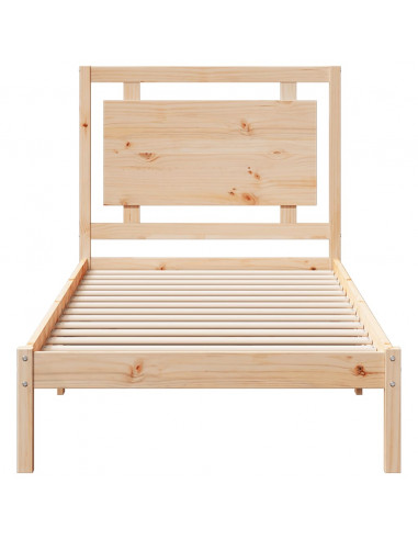 Giroletto Extra Lungo senza Materasso 100x210 cm Legno Massello