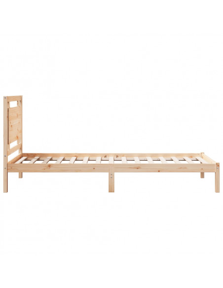 Giroletto Extra Lungo senza Materasso 100x210 cm Legno Massello
