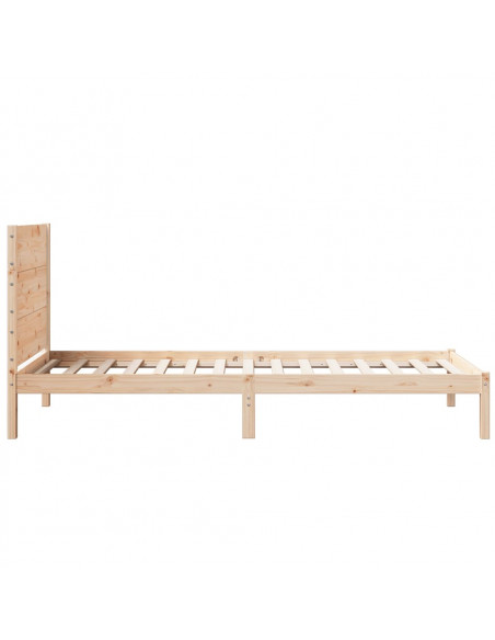 Giroletto Extra Lungo senza Materasso 100x210 cm Legno Massello
