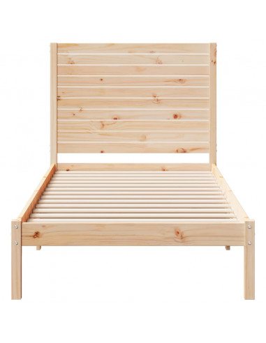 Giroletto Extra Lungo senza Materasso 100x210 cm Legno Massello