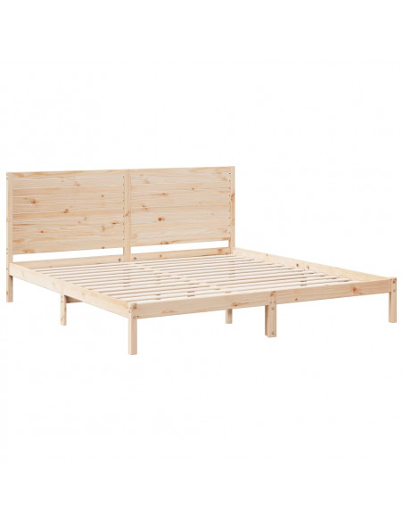 Giroletto Extra Lungo senza Materasso 180x220 cm Legno Massello