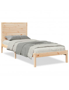 Giroletto Extra Lungo senza Materasso 90x220 cm Legno Massello 2