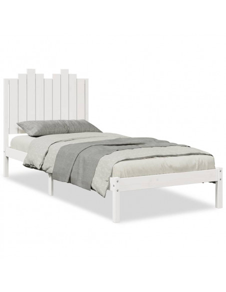 Giroletto Extra Lungo senza Materasso Bianco 100x220cm Massello