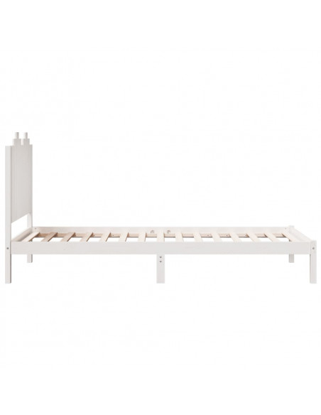 Giroletto Extra Lungo senza Materasso Bianco 100x220cm Massello