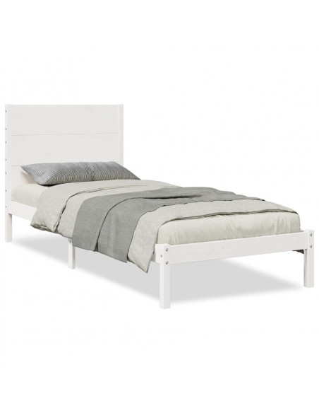 Giroletto Extra Lungo senza Materasso Bianco 100x220cm Massello