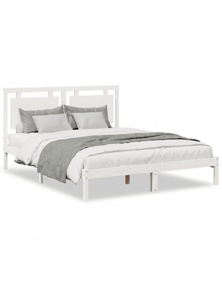 Giroletto Extra Lungo senza Materasso Bianco 140x220cm Massello