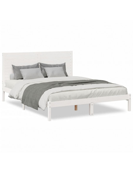 Giroletto Extra Lungo senza Materasso Bianco 160x220cm Massello