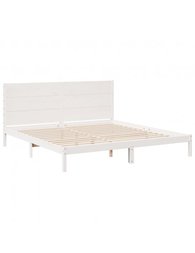 Giroletto Extra Lungo senza Materasso Bianco 180x210cm Massello