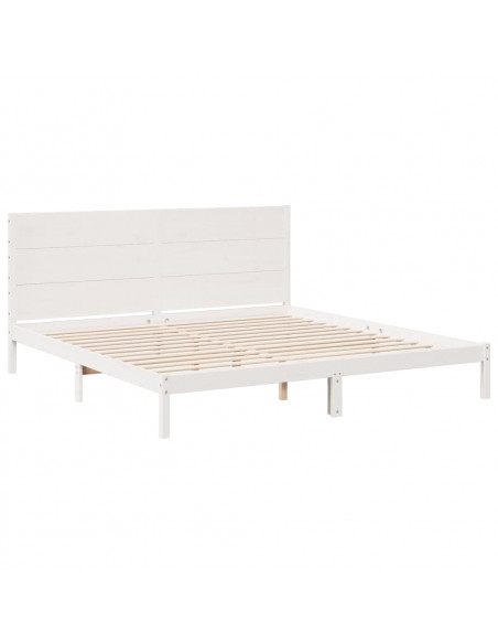 Giroletto Extra Lungo senza Materasso Bianco 180x210cm Massello