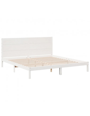 Giroletto Extra Lungo senza Materasso Bianco 180x220cm Massello