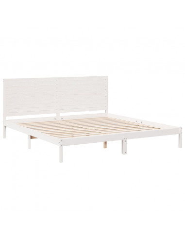 Giroletto Extra Lungo senza Materasso Bianco 200x210cm Massello