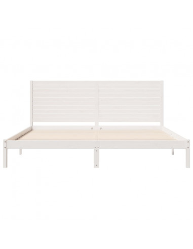 Giroletto Extra Lungo senza Materasso Bianco 200x210cm Massello