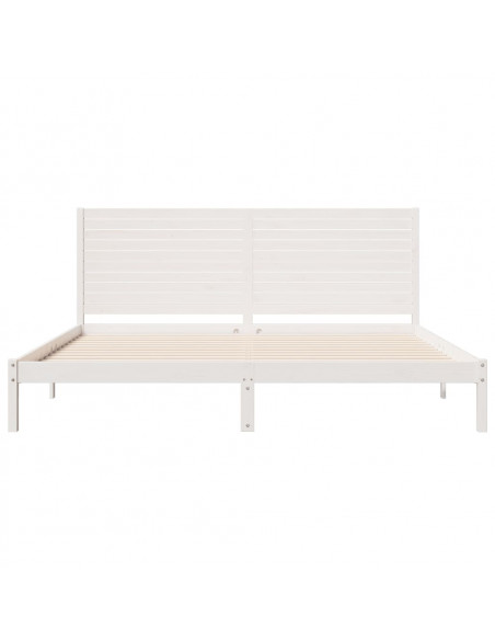 Giroletto Extra Lungo senza Materasso Bianco 200x210cm Massello