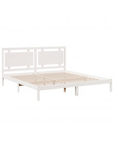 Giroletto Extra Lungo senza Materasso Bianco 200x210cm Massello 2