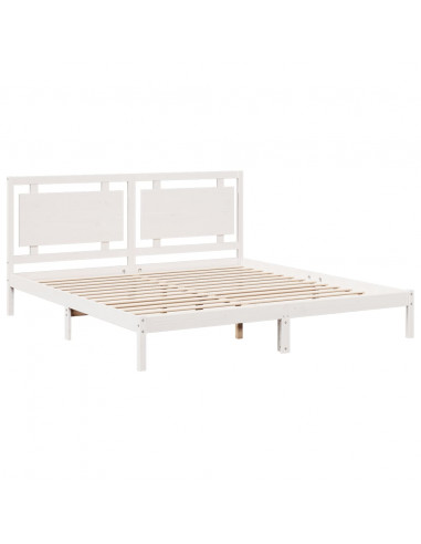 Giroletto Extra Lungo senza Materasso Bianco 200x210cm Massello