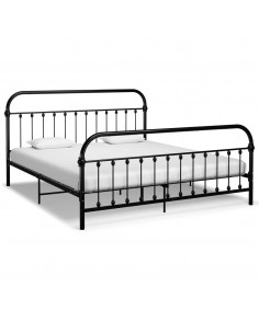 Giroletto Nero in Metallo 180x200 cm 2