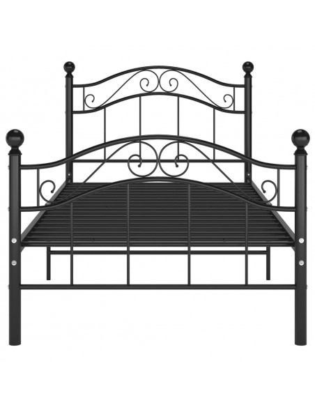 Giroletto Nero in Metallo 90x200 cm