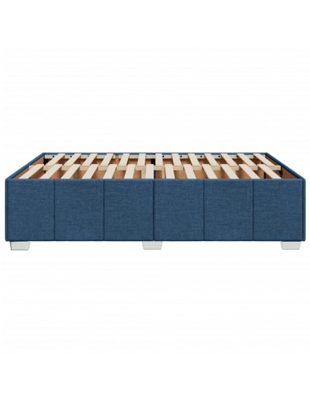 Giroletto senza Materasso Blu 140x190 cm in Tessuto