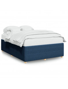 Giroletto senza Materasso Blu 140x190 cm in Tessuto 2