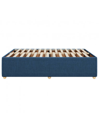 Giroletto senza Materasso Blu 140x190 cm in Tessuto