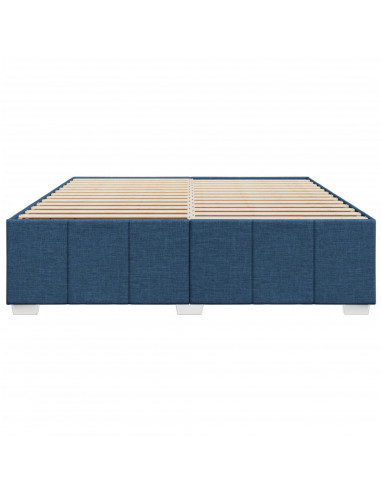 Giroletto senza Materasso Blu 180x200 cm in Tessuto