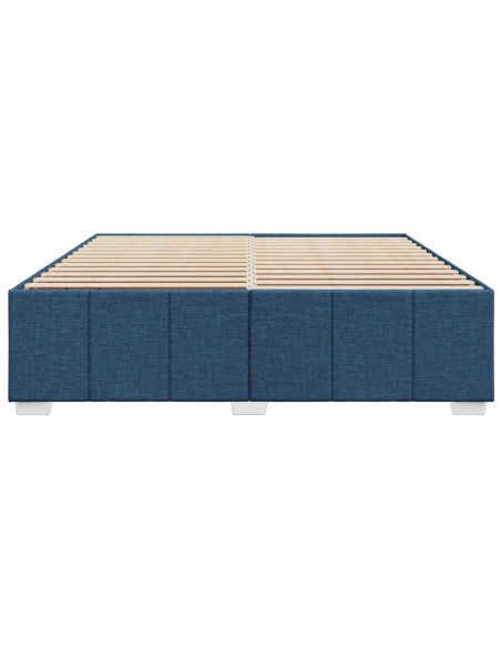 Giroletto senza Materasso Blu 180x200 cm in Tessuto