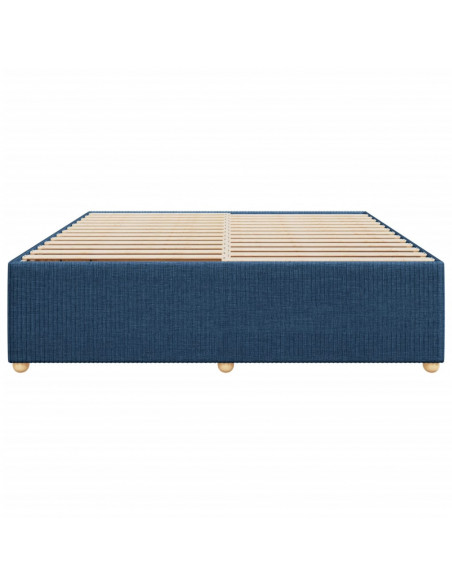 Giroletto senza Materasso Blu 180x200 cm in Tessuto