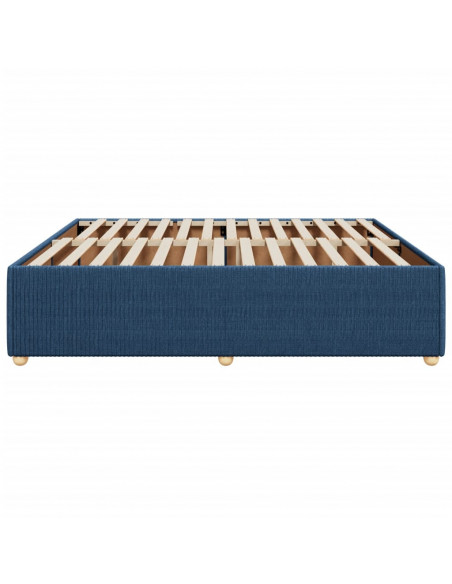 Giroletto senza Materasso Blu 180x200 cm in Tessuto