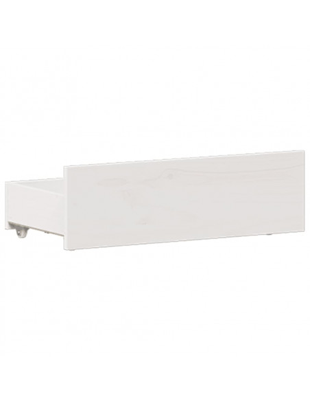 Giroletto senza Materasso con Testata Bianco 120x190 cm Pino