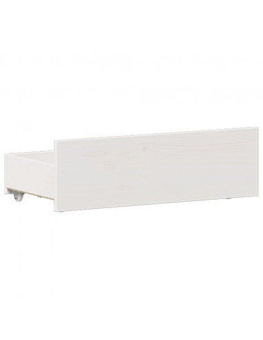 Giroletto senza Materasso con Testata Bianco 120x200 cm Pino