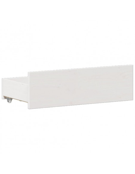 Giroletto senza Materasso con Testata Bianco 140x190 cm Pino
