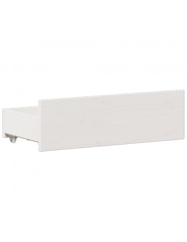 Giroletto senza Materasso con Testata Bianco 140x200 cm Pino