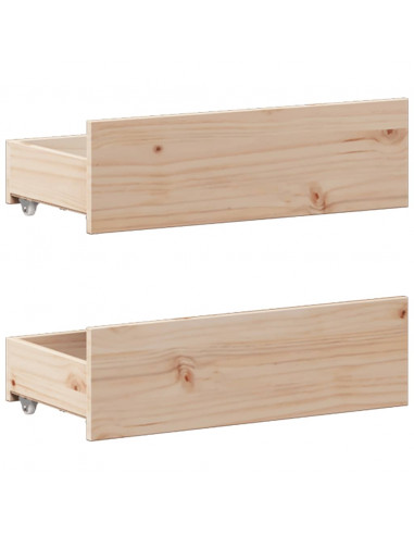 Giroletto senza Materasso con Testiera 180x200 cm Massello Pino