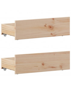 Giroletto senza Materasso con Testiera 75x190 cm Massello Pino 2