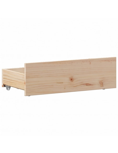 Giroletto senza Materasso con Testiera 90x200 cm Massello Pino