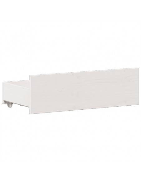 Giroletto senza Materasso con Testiera Bianco 160x200 cm Pino