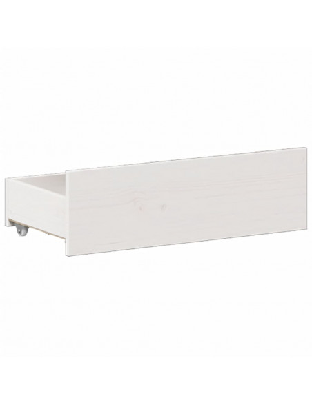 Giroletto senza Materasso con Testiera Bianco 180x200 cm Pino