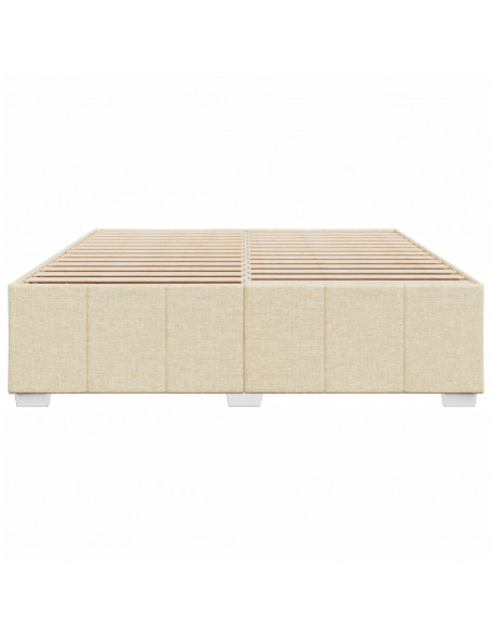 Giroletto senza Materasso Crema 180x200 cm in Tessuto
