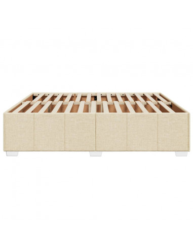 Giroletto senza Materasso Crema 180x200 cm in Tessuto